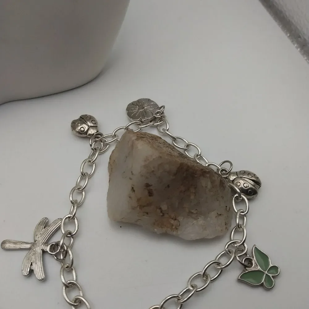 Nature's pathway‎ charm dangle bracelet